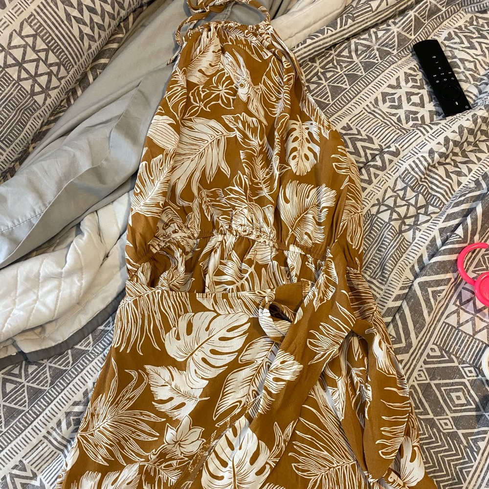 Floral wrap dress